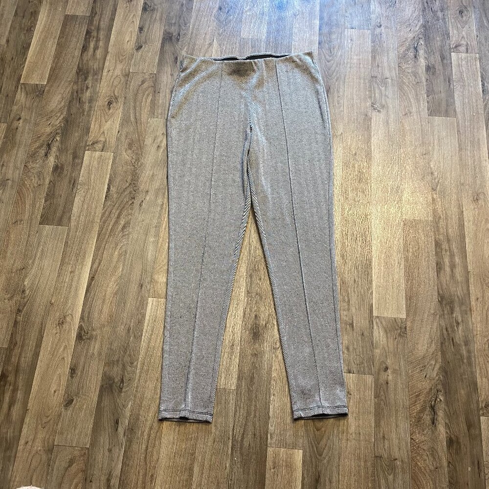 Tahari Skinny Work Pants Gray Size Large
